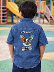Boys Soft Cotton Denim Shirt