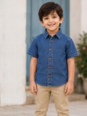 BOYS SOFT COTTON DENIM SHIRT