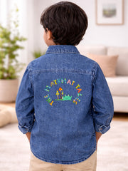 BOYS SOFT COTTON DENIM FULL SLEEVE SHIRT