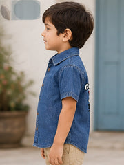BOYS SOFT COTTON DENIM SHIRT
