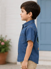 BOYS SOFT COTTON DENIM SHIRT