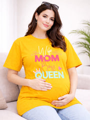 SOFT BIO-WASHED MATERNITY T-SHIRT