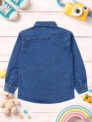 BOYS SOFT COTTON DENIM FULL SLEEVE SHIRT