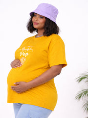 SOFT BIO-WASHED MATERNITY T-SHIRT