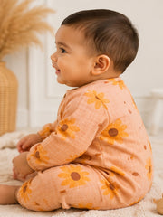 Soft Muslin Full Sleeve Onesie for Infants