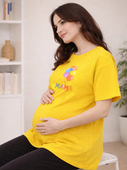 SOFT BIO-WASHED MATERNITY T-SHIRT