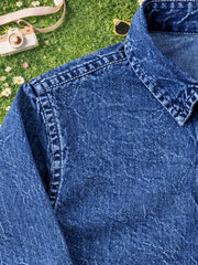 BOYS SOFT COTTON DENIM FULL SLEEVE SHIRT