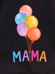 BLACK SOFT BIO-WASHED MATERNITY T-SHIRT