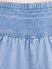 ICE COTTON DENIM WOMEN'S MATERNITY SMOKED BOTTOM