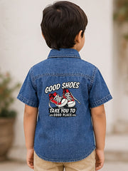 BOYS SOFT COTTON DENIM SHIRT