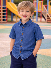 BOYS SOFT COTTON DENIM SHIRT