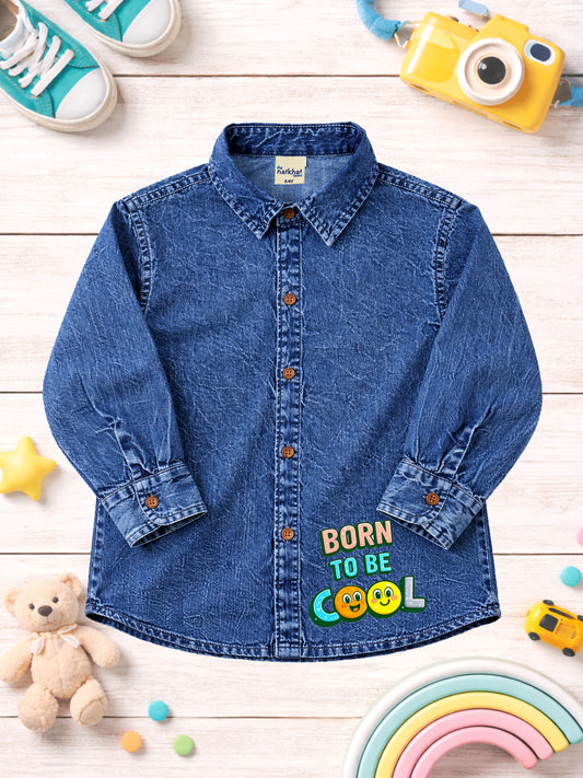 BOYS SOFT COTTON DENIM FULL SLEEVE SHIRT
