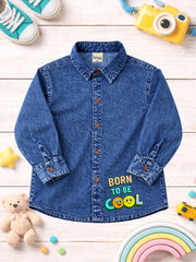 BOYS SOFT COTTON DENIM FULL SLEEVE SHIRT