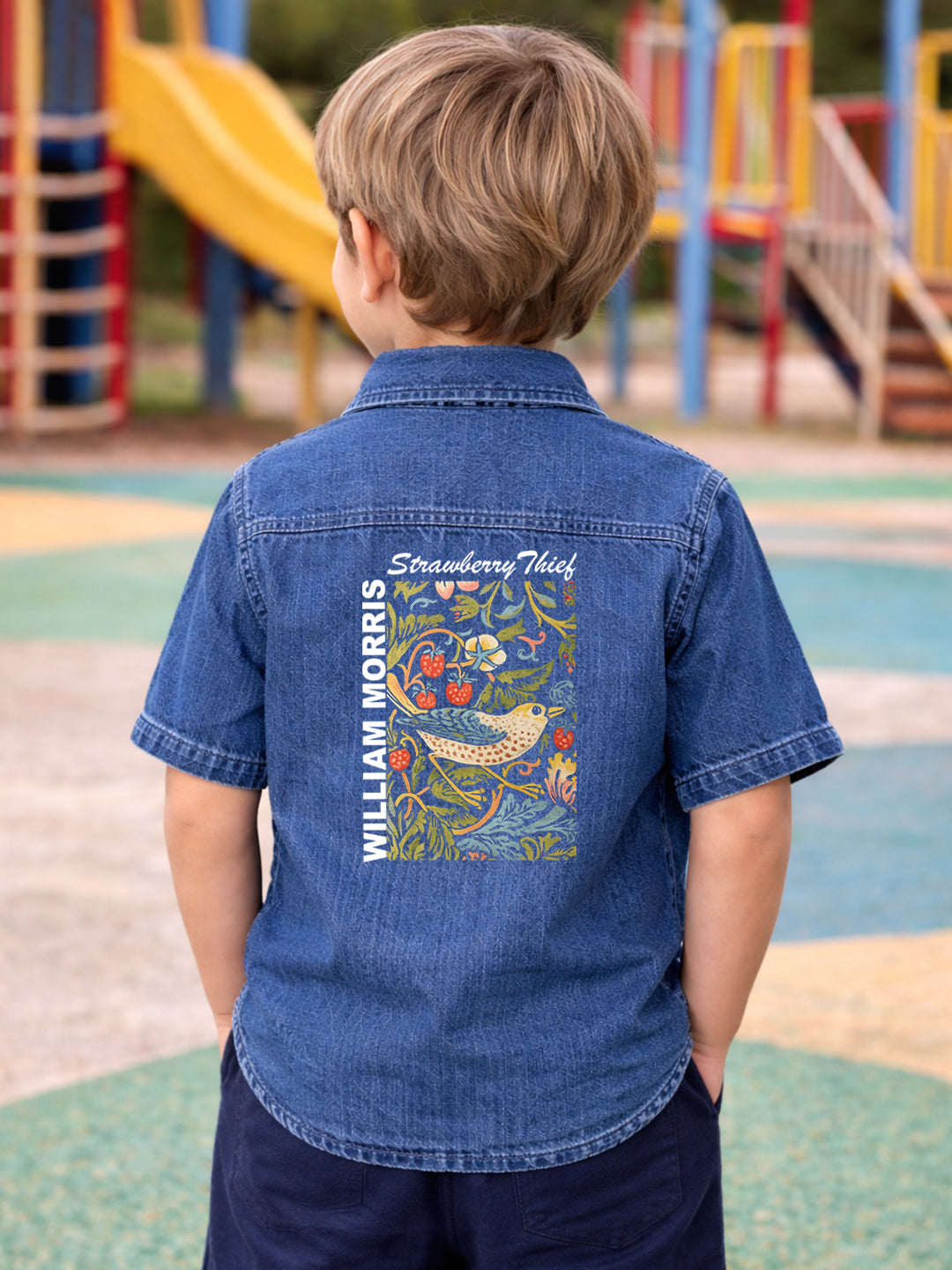 BOYS SOFT COTTON DENIM SHIRT