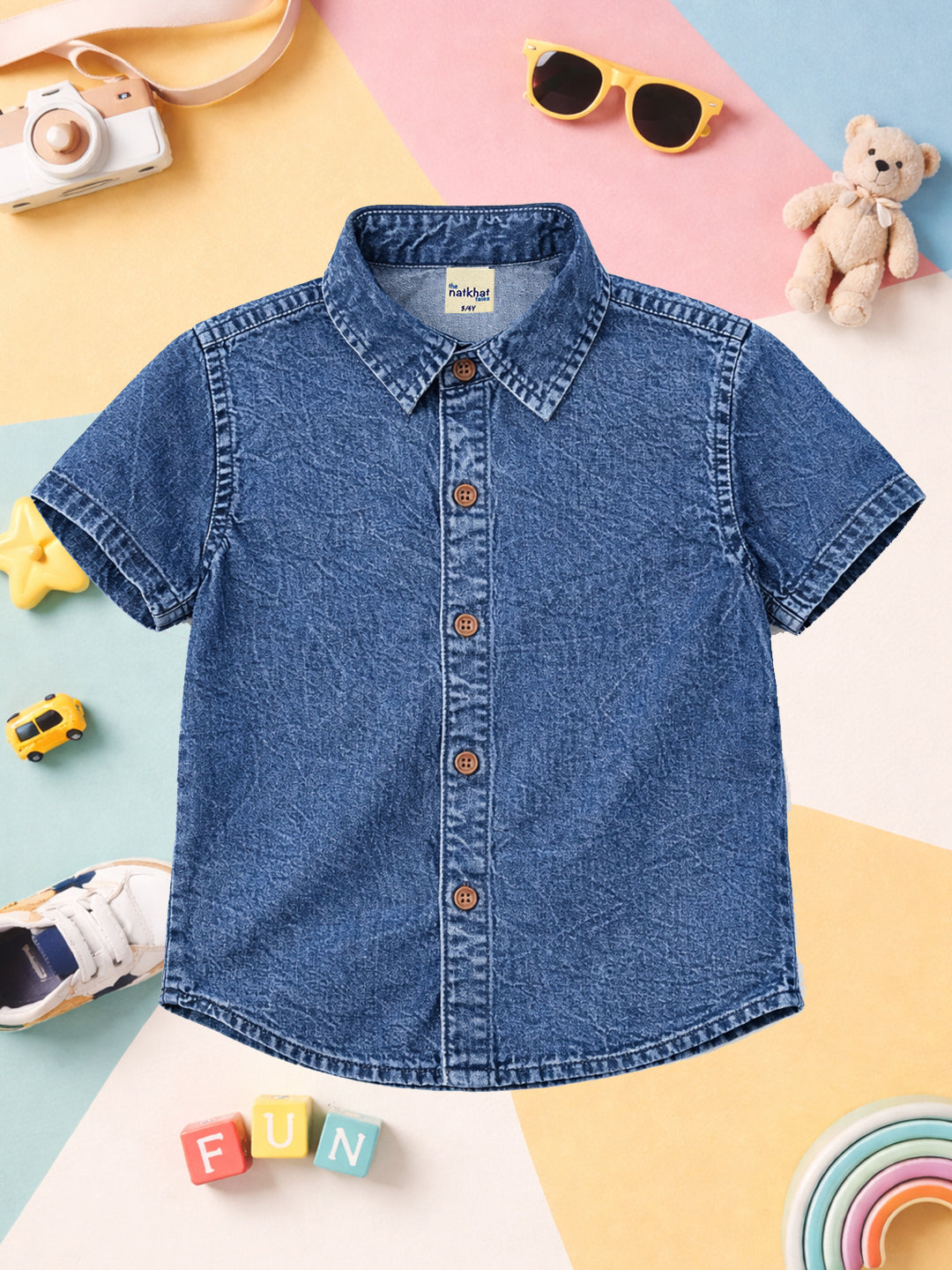 BOYS SOFT COTTON DENIM SHIRT