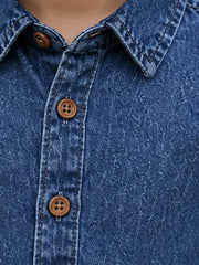 BOYS SOFT COTTON DENIM FULL SLEEVE SHIRT