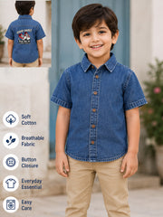 BOYS SOFT COTTON DENIM SHIRT