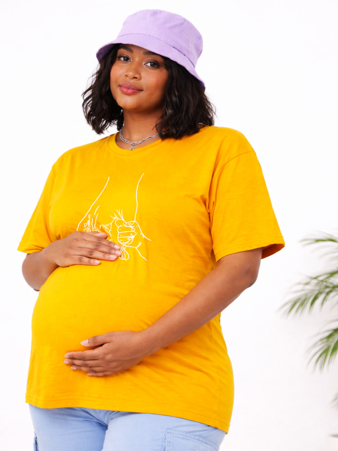 SOFT BIO-WASHED MATERNITY T-SHIRT