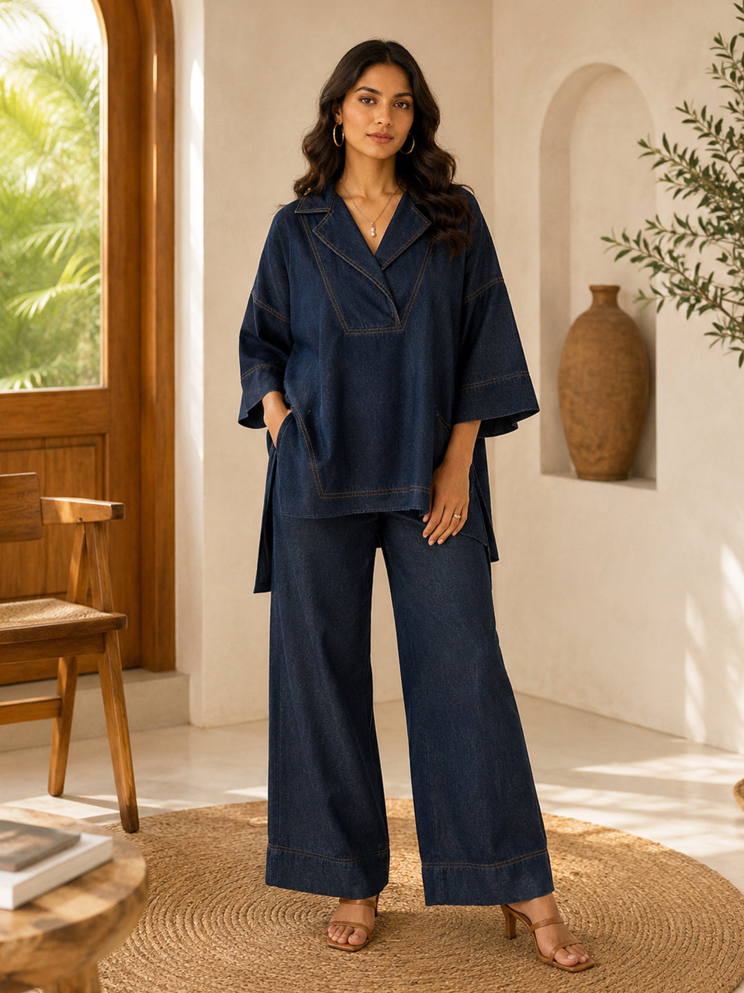 LARA CO-ORD SET WITH PANTS