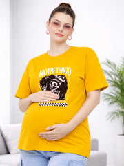 SOFT BIO-WASHED MATERNITY T-SHIRT