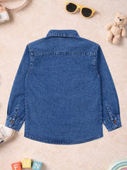 BOYS SOFT COTTON DENIM FULL SLEEVE SHIRT